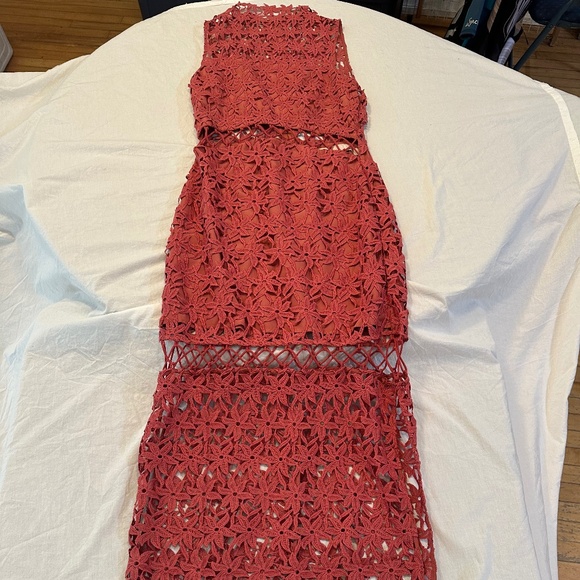 Keepsake Pink Lace Dress - Picture 4 of 8